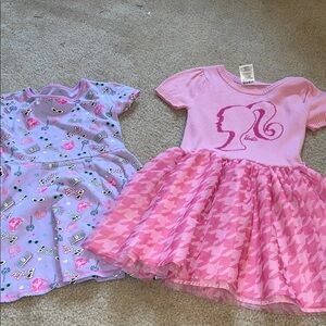 Barbie Pink and Lavender Dress Duo